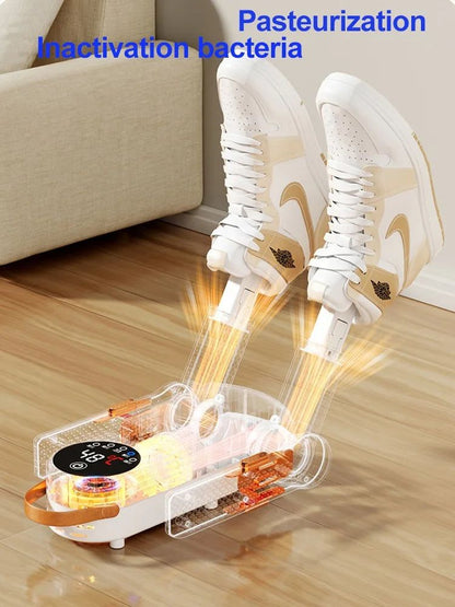 Intelligent Folding Shoe Dryer | Quick Heating & Odor Eliminator for All Footwear